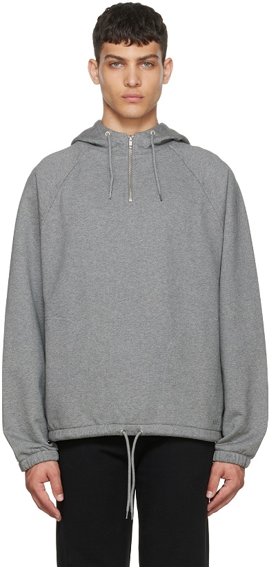 Photo: A.P.C. Gray Ethan Hoodie