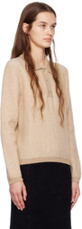 OTTI Beige Extra Fine Wool Polo