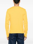 Bianca Saunders Yellow Asymmetric-Neck Cotton T-Shirt