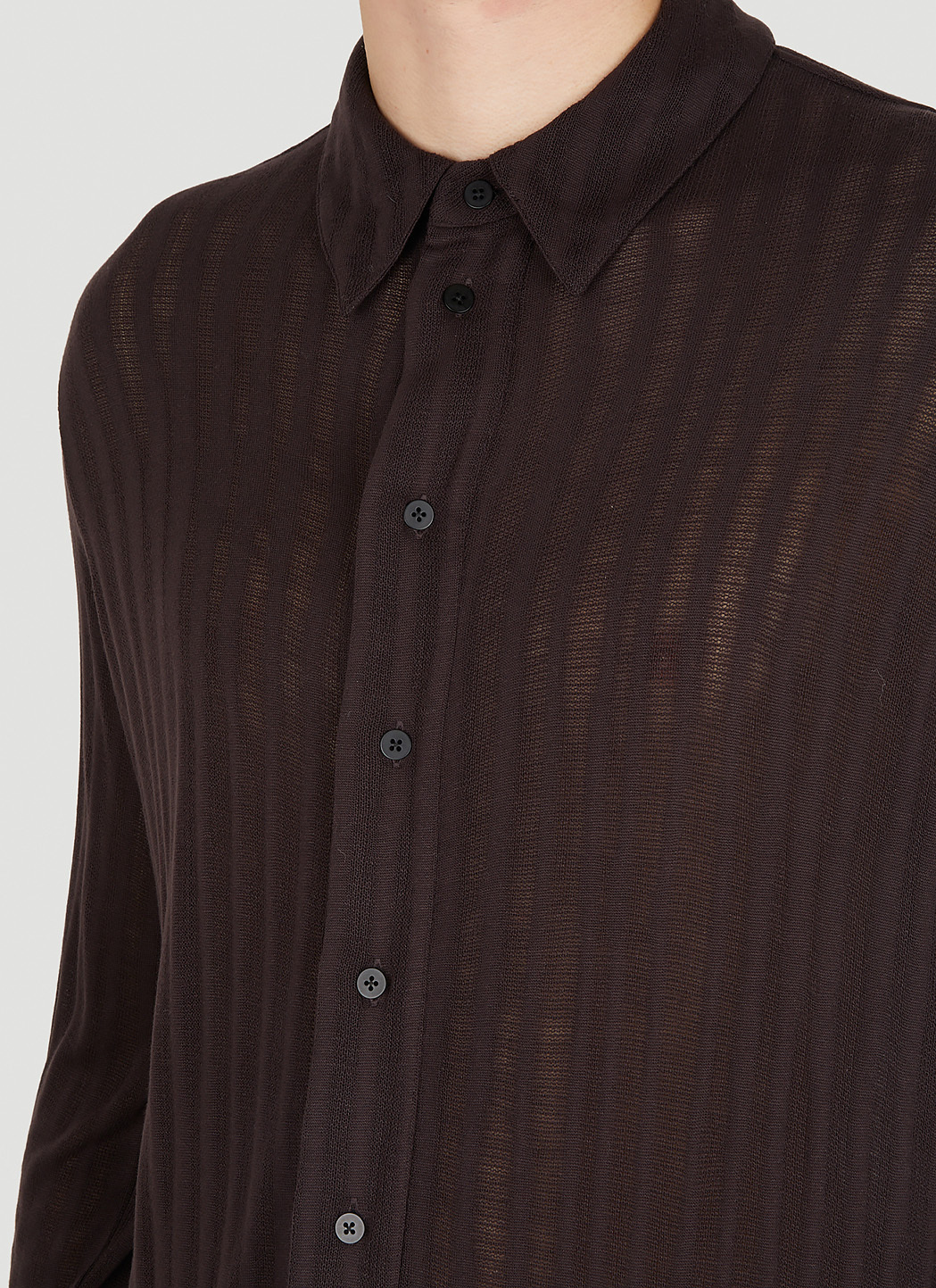 Eckhaus Latta Shrunk Button Down Shirt
