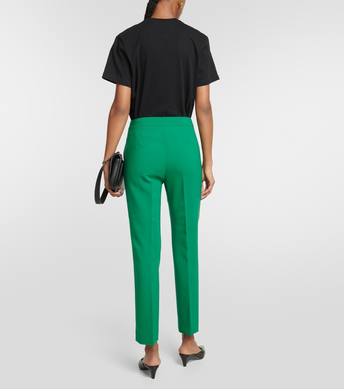 Max Mara Fuoco cropped wool-blend pants Max Mara