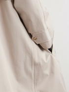De Bonne Facture - Grandad Giant Mac Cotton Coat - Neutrals