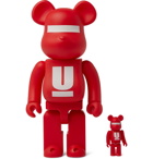Undercover - MediCom BE@RBRICK 100% & 400% Printed Figurine Set - Red