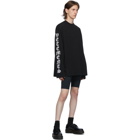 VETEMENTS Black Gothic Font Long Sleeve T-Shirt