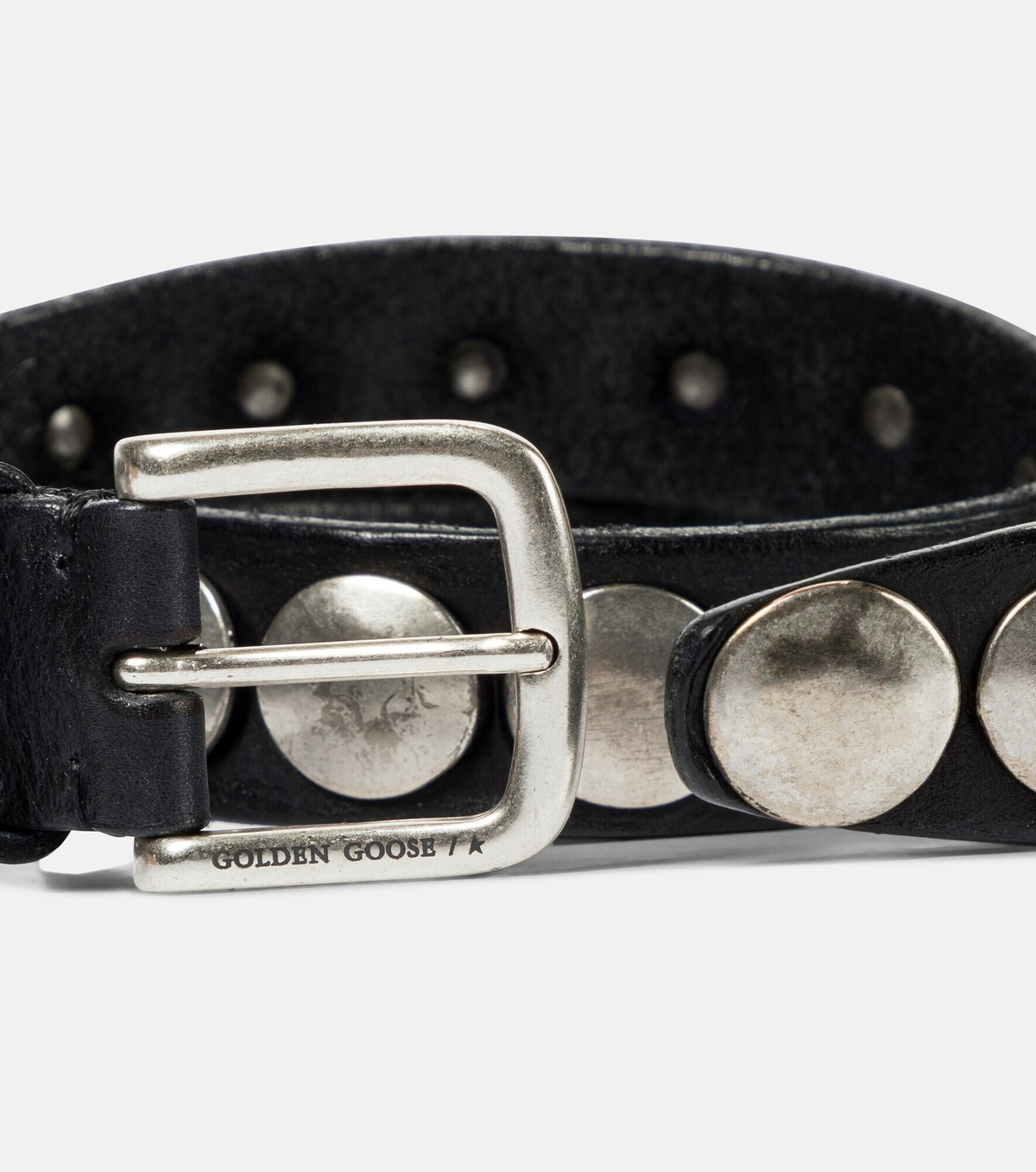 Golden Goose - Trinidad studded leather belt