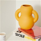 Home Studyo Oscar Vase in Yolk Yellow 