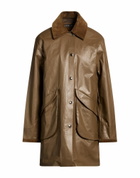 Kassl Editions Womens Overcoat & Trench Coat in Khaki