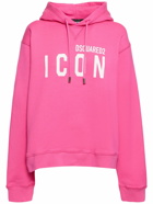 DSQUARED2 - Icon Logo Print Cotton Jersey Hoodie