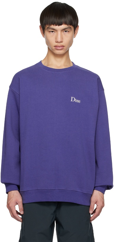 Photo: Dime Blue Classic Sweatshirt