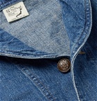 OrSlow - Shawl-Collar Denim Jacket - Blue