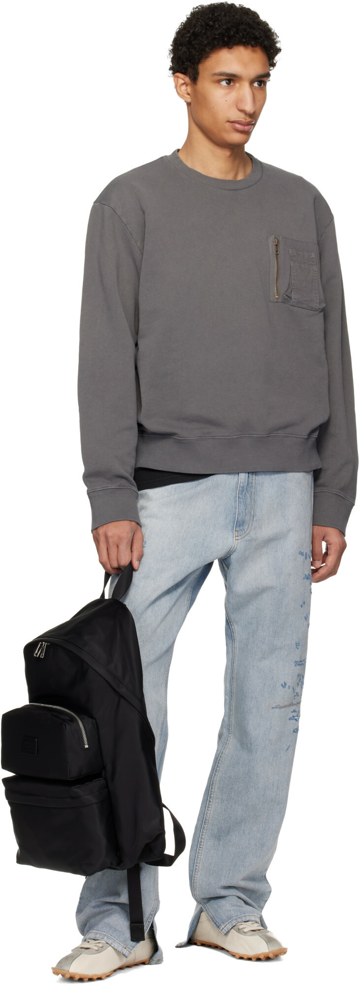 MM6 Maison Margiela Black Numeric Backpack