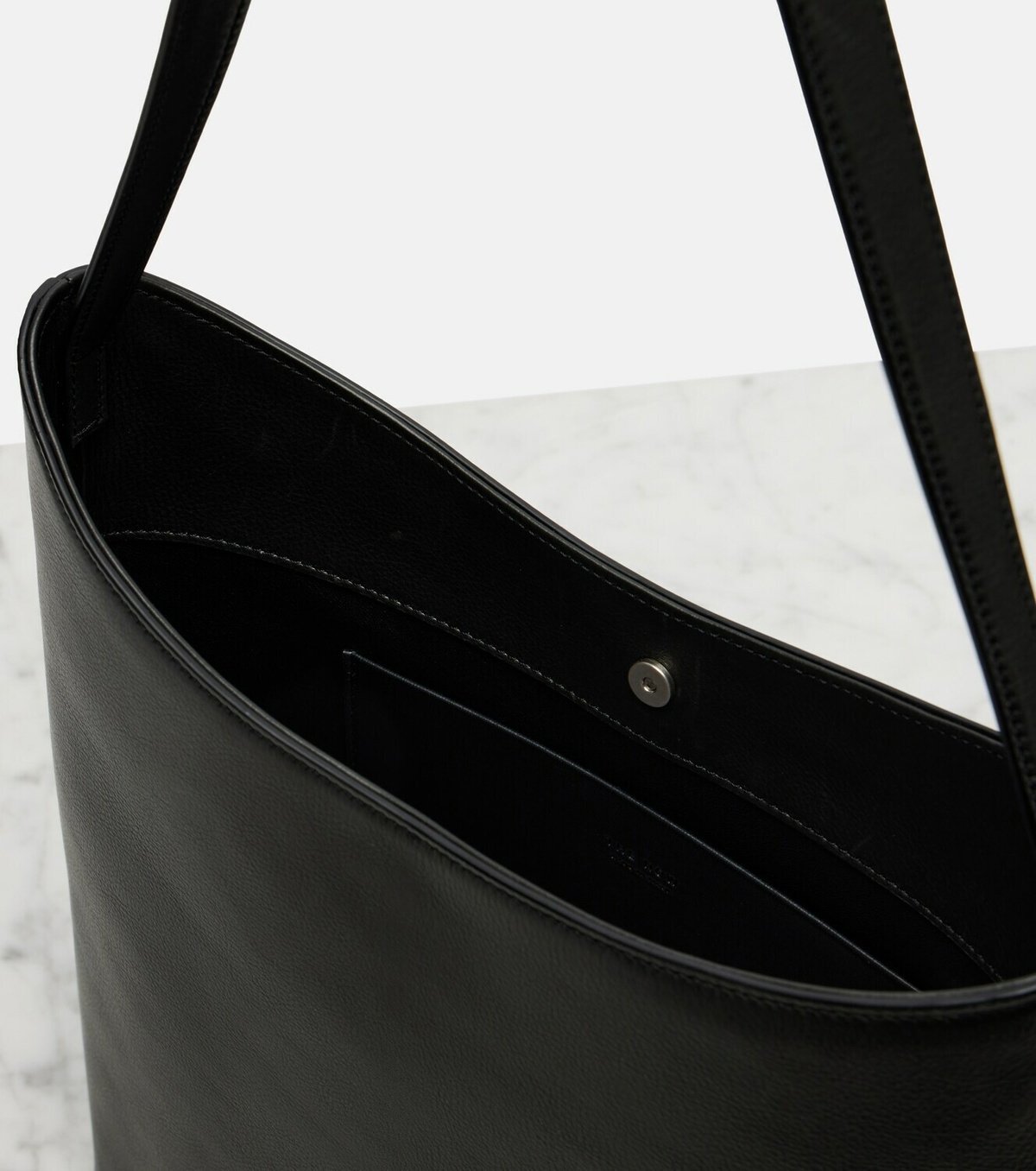 The Row Alma Medium leather shoulder bag