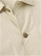 Folk - Prism Crinkled Cotton-Blend Poplin Jacket - Neutrals