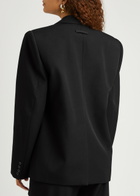 Jean Paul Gaultier Wool Corset Blazer Black