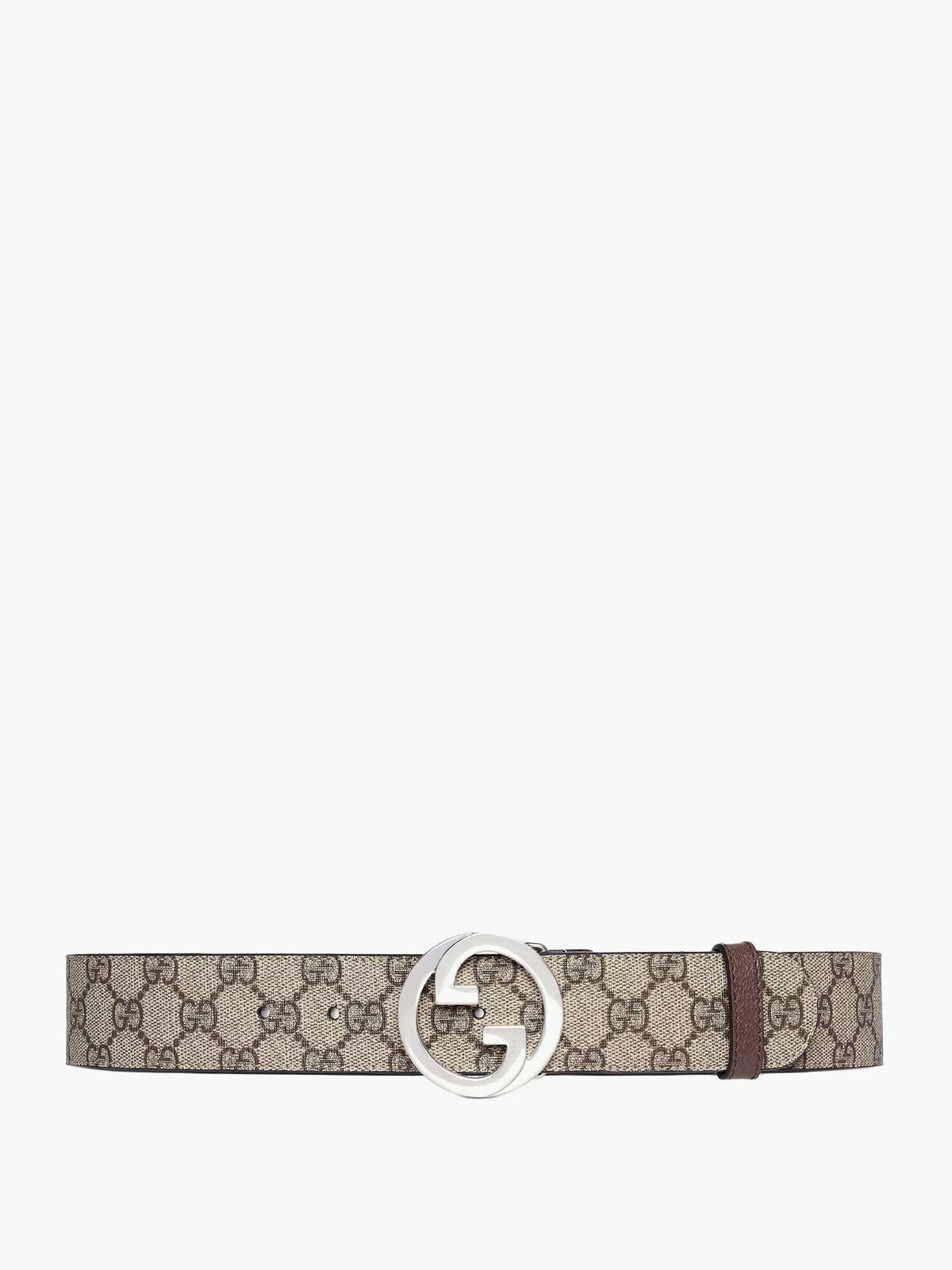 GUCCI 4cm Leather-Trimmed Monogrammed Coated-Canvas Belt for Men