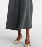 Extreme Cashmere N°388 Ease cashmere-blend maxi skirt