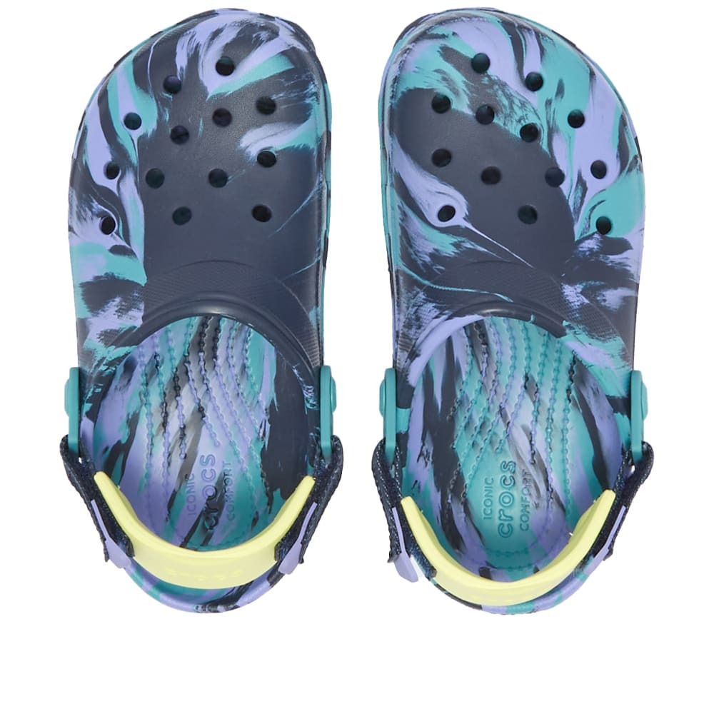 Crocs Classic All-Terrain Marbled Clog in Navy/Multi Crocs