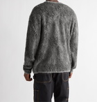 NEIGHBORHOOD - Mélange Textured-Knit Cardigan - Gray