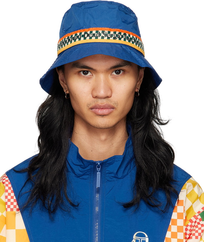 Photo: Brain Dead Blue Sergio Tacchini Edition Bucket Hat