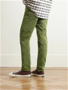 Outerknown - Roamer Slim-Fit Cotton-Blend Twill Trousers - Green
