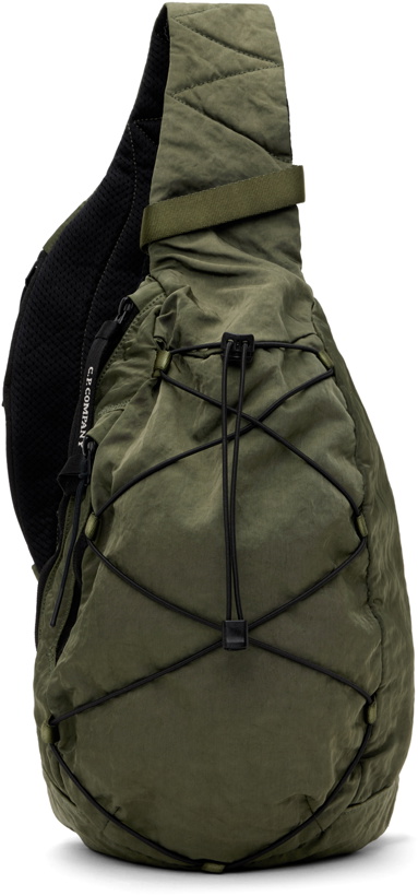 Photo: C.P. Company Khaki Nylon B Crossbody Backpack