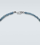 Ileana Makri Sterling silver (925) beaded necklace with gemstones