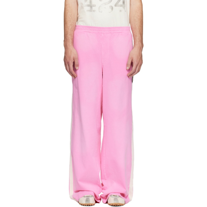 Photo: 424 Pink Striped Sweatpants