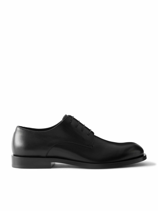 Photo: Jil Sander - Leather Derby Shoes - Black