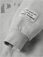 Gallery Dept. - Printed Cotton-Jersey Sweatshirt - Gray