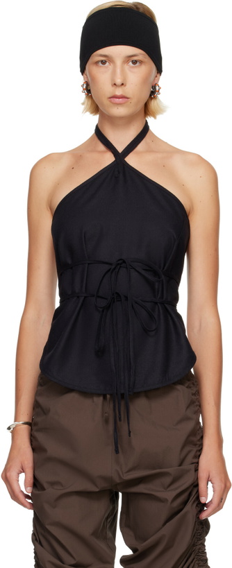 Photo: Baserange Black Mar Top