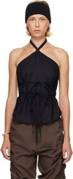 Baserange Black Mar Top