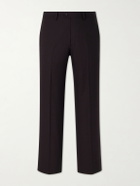 Kaptain Sunshine - Straight-Leg Wool-Poplin Trousers - Brown