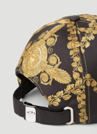 Versace Baroque Print Baseball Cap male Gold