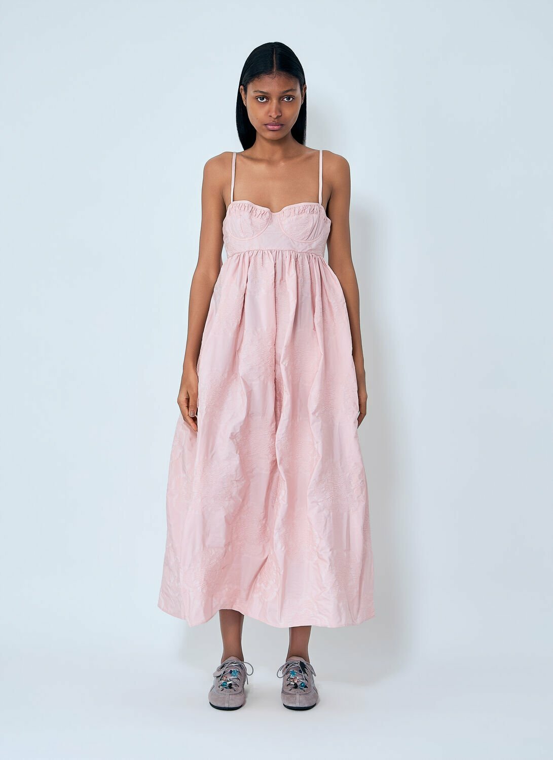 Cecilie Bahnsen Bralette Midi Alena Dress
