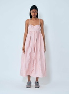 Cecilie Bahnsen Bralette Midi Alena Dress