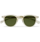 Garrett Leight California Optical - Hampton X Round-Frame Acetate Sunglasses - Neutrals