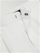 Brioni - Pienza Straight-Leg Linen and Cotton-Blend Trousers - White