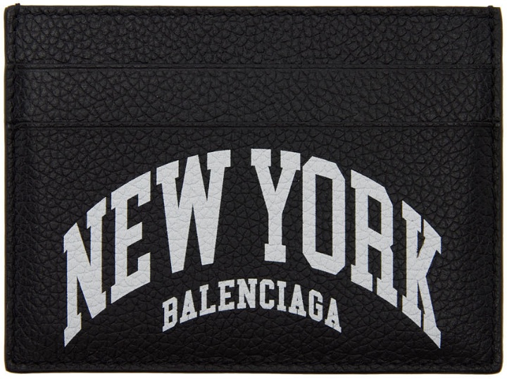 Photo: Balenciaga Black 'New York' Card Holder