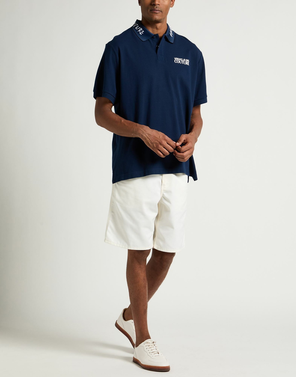 Versace Jeans Couture Mens Polo shirt in Blue