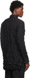 Dion Lee Black Crinkle Shirt