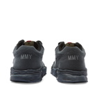 Maison MIHARA YASUHIRO Men's Parker Original Sole Over Dyed Canvas Sneakers in Black
