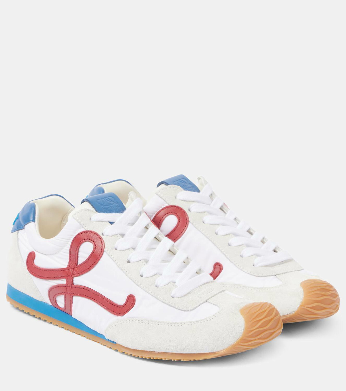 【LOEWE】在庫わずか☆ Ballet Runner 2.0 レザースニーカー Ballet Runner 2.0 in soft calfskin Brown - LOEWE