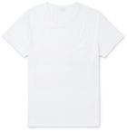 Onia - Chad Slub Linen-Blend T-Shirt - Men - Off-white