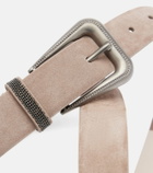 Brunello Cucinelli Suede belt