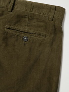 Massimo Alba - Straight-Leg Cotton-Corduroy Trousers - Green