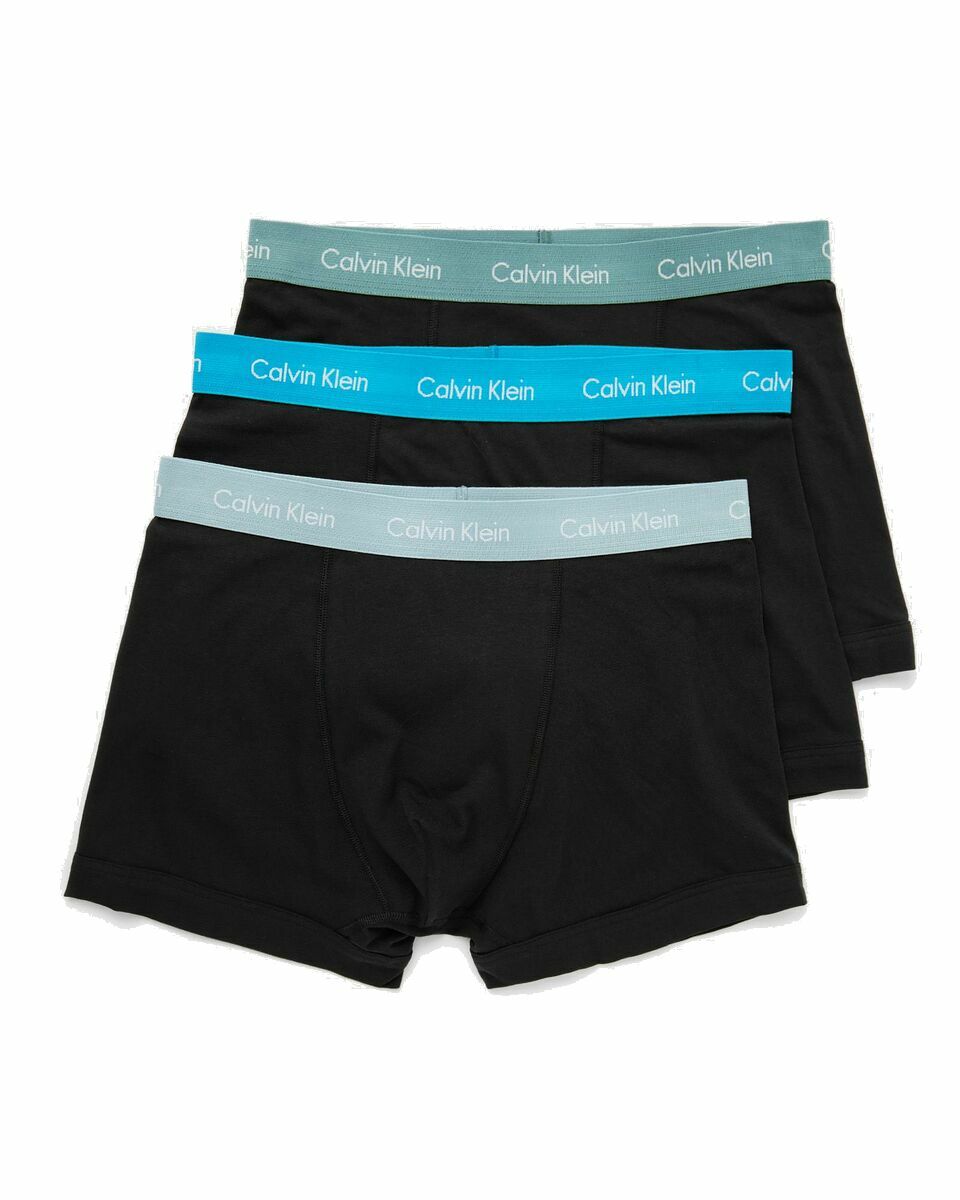 Photo: Calvin Klein Underwear Cotton Stretch Trunk Trunk 3 Pack Black - Mens - Boxers & Briefs