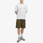 Uniform Bridge Men's Flag Pocket T-Shirt in White Melange