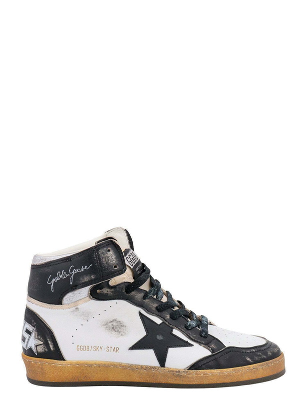 Photo: Golden Goose Deluxe Brand Sky Star White   Mens