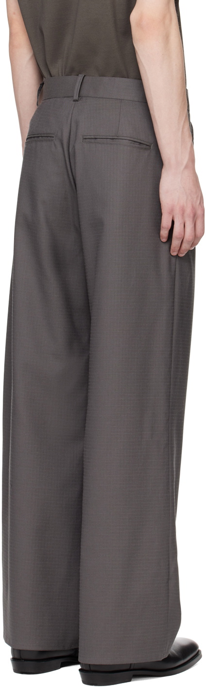 Omar Afridi Gray Savoye Trousers Omar Afridi