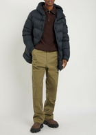 Moncler Bretagne Padded Hooded Shell Parka Jacket Navy